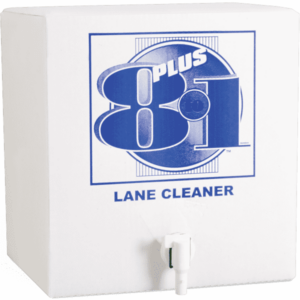 4 gallon box of 8-to-1 bowling lane cleaner